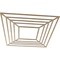 Ekena Millwork Raven Wood Fretwork Pierced Ceiling Medallion, Birch, 36"OD x 13 1/4"ID x 1/4"T CMWP36X36X0250RABI - alternate 2